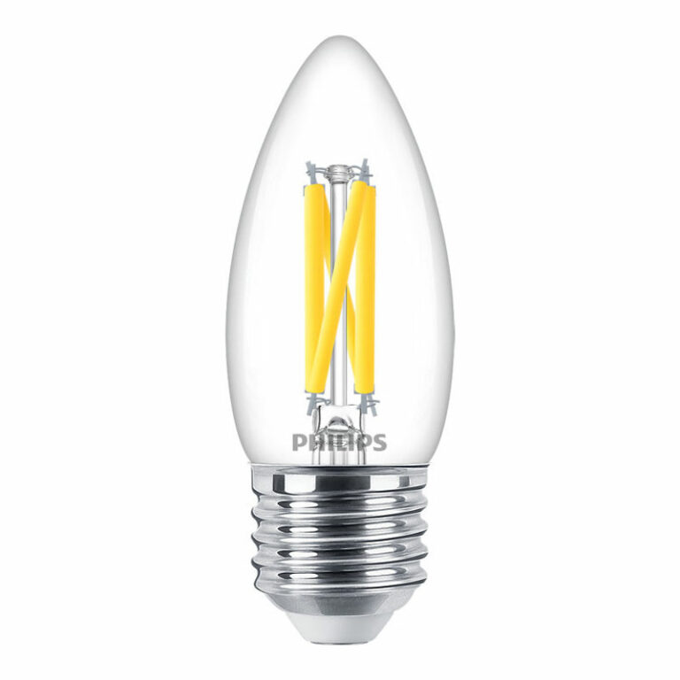 Philips Master VLE LED candle dimtone 3.4W vervangt 40W 922-927 E27 B35 helder glas