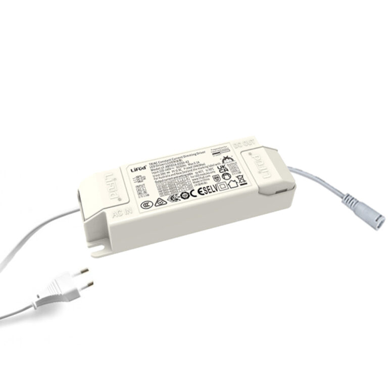 LiFud dimbare driver flash free TRIAC fase afsnijding 28-35W 25-40V 1,5 meter snoer + eurostekker