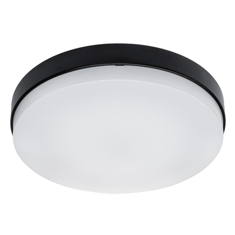 Meba Pro LED opbouw 8/12/15W 720-1350lm 3000/4000/6000K ø360mm IP54 zwart - nood